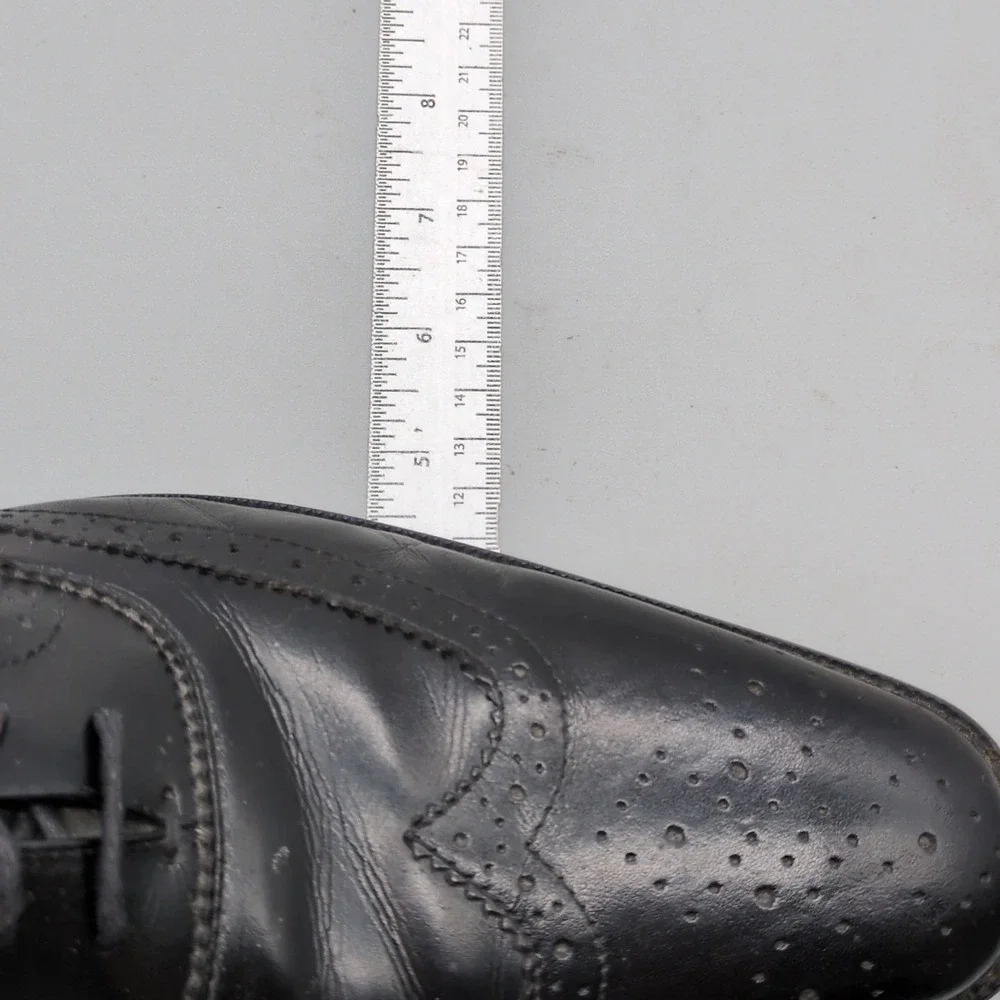 Steve Madden Oxfords Mens P-Loftt‎ Black 12 Leather Dress Shoes Wingtips